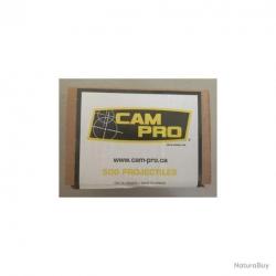 Ogives Cam Pro 10mm/40 180gr FCP RN - lot de 500 -