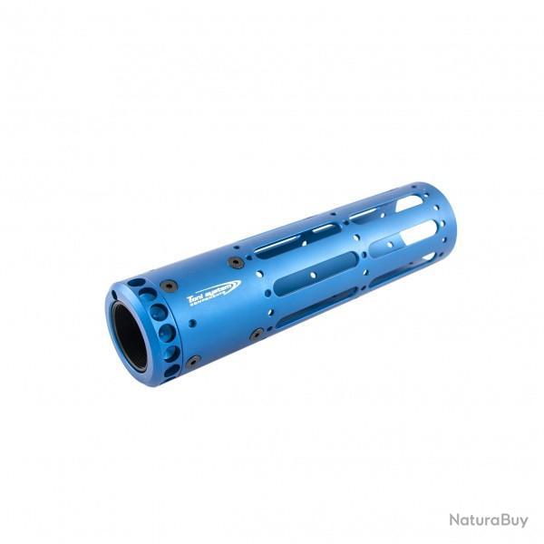 Tube de forend AR15 - 2 fentes, longueur 190 mm - Bleu - TONI SYSTEM