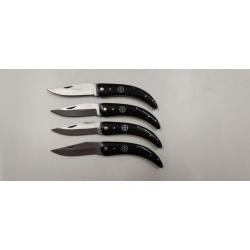 Lot de 4 couteaux de berger basque, avec motif cro ...