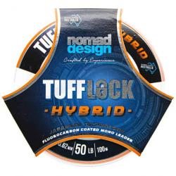 Nomad Tufflock Hybrid Fluorocarbon Coated Mono Leader 50lb