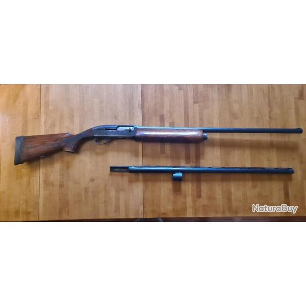 Fusil semi automatique 3 coups Remington Calibre 12 - Modle 1100 (2 canons : long et court + housse