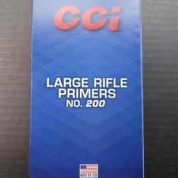 Lot de 500 amorces  large rifle CCI 200. En stock.