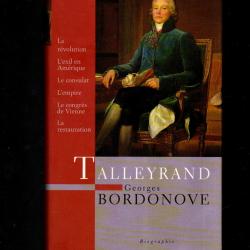 talleyrand prince des diplomates de georges bordonove