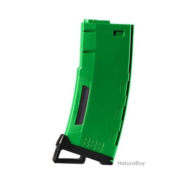 Chargeur Mid-cap Speed 130 billes pour M4 AEG Vert