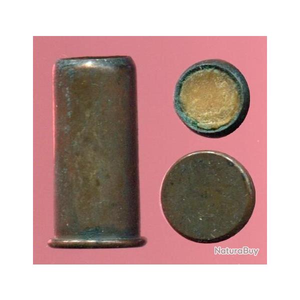 12 x 32 R Remington Sudois Mle 1867 -  blanc - TRES RARE cartouche ancienne  percussion annulaire