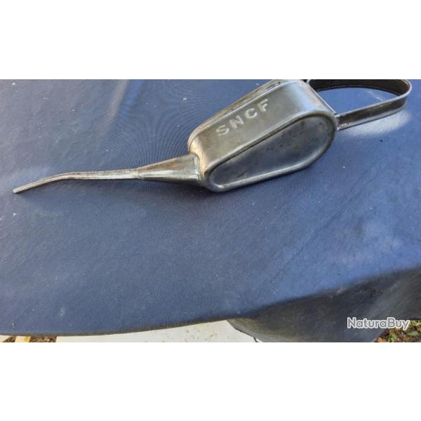 RARE ANCIENNE BURETTE D'HUILE SNCF belle état Entretien (9554197)