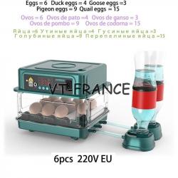 Incubateur Oeuf Automatique Pro, Modele: 6 Oeufs