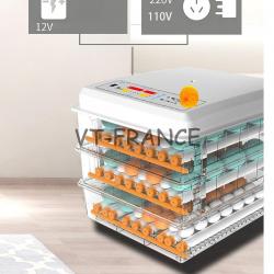 Incubateur Oeuf Automatique Pro, Modele: 120 Oeufs 220V+12V