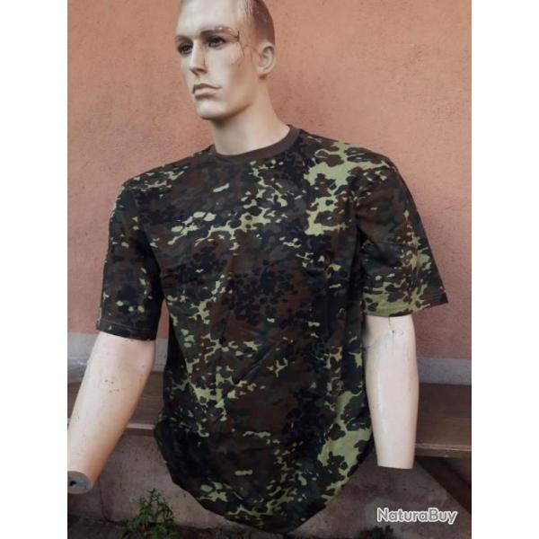 T SHIRT TYPE "BUNDESWEHR CAMO"