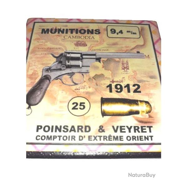 9,4 mm Hollandais 1912: Reproduction boite vide P&V 9556185