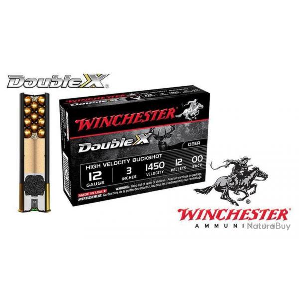 Winchester Double-X Mag Buckshot - Boite de 5