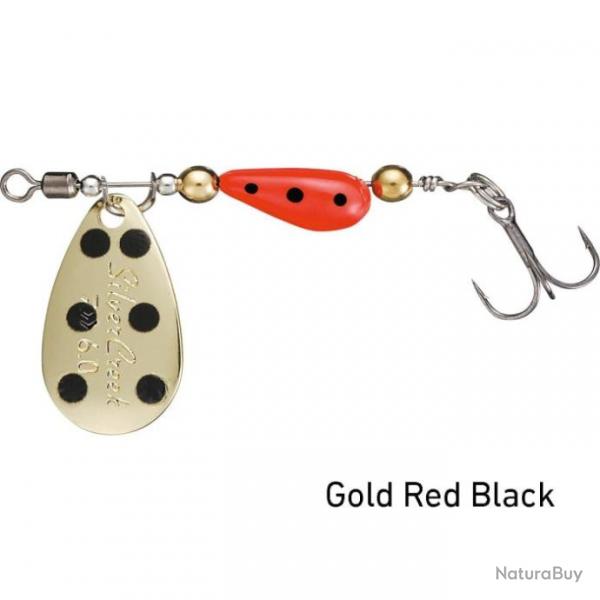 Cuillre Tournante Daiwa Silver Creek Spinner - Gold Red Black / 6 g