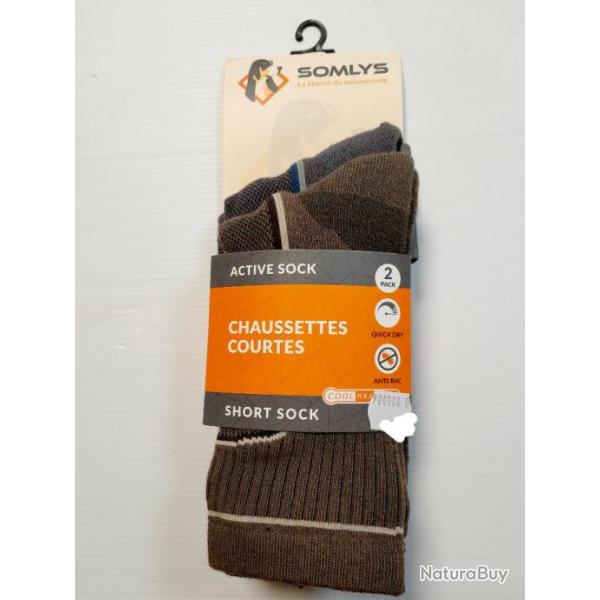 CHAUSSETTES SOMLYS PACK de 2 chasse