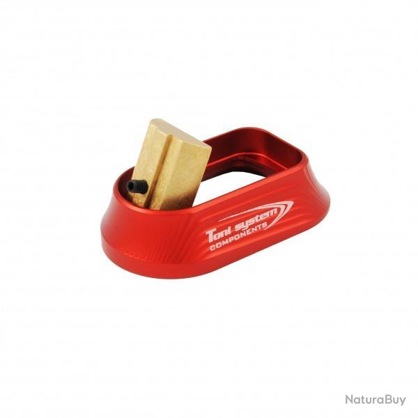 Bas de poigne ouverte pour Glock 17-22-24-31-34-35 gn 4 - Rouge - TONI SYSTEM