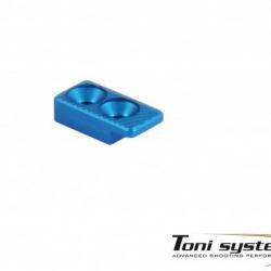 Bouton de déblocage de chargeur majoré pour Glock gen.4 - Bleu - TONI SYSTEM