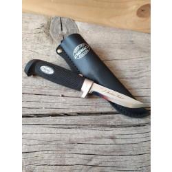 Couteau de chasse Marttiini Made in Finland Manche en Kraton avec Etui en Cuir 49750p