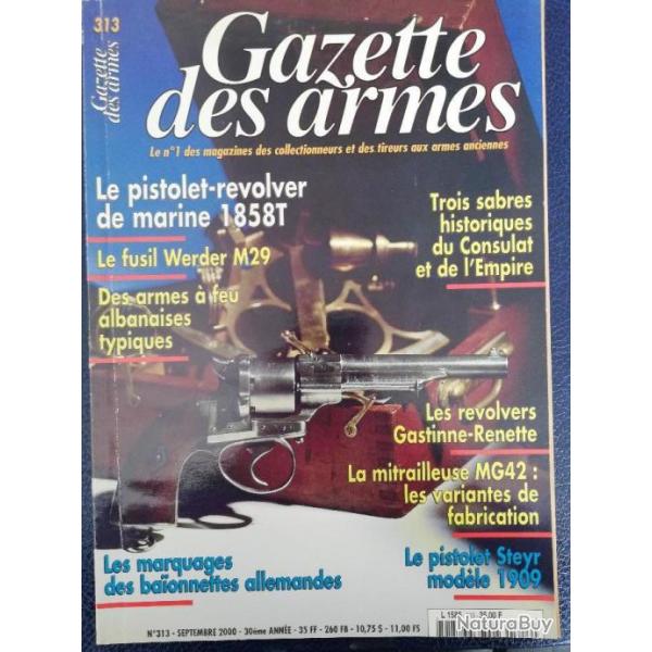 GAZETTE DES ARMES N 313