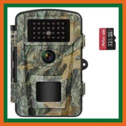 Caméra de chasse 28MP + carte sd 32go - Camouflage - Livraison gratuite et rapide