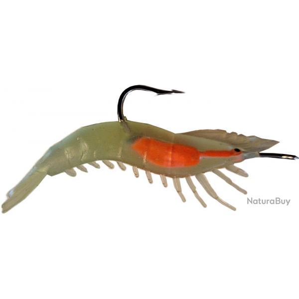 Leurre Glow Shrimp 55mm 3 pices Lemon
