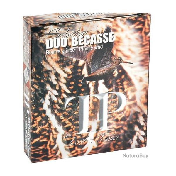 Cartouches TUNET TP DUO BECASSE CAL.12 36gr par 10 plombs 8 et 10 mlangs