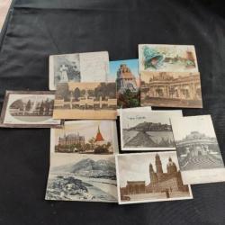 10 cartes postales Anciennes