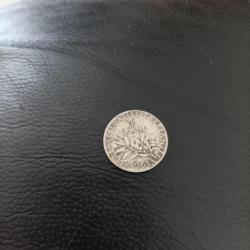 Pi&egrave;ce de monnaie 1 Franc Semeuse 1965