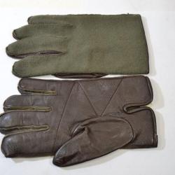 Paire de gants Armée Française années 1960, taille 9