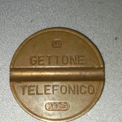 jeton de téléphone payant vintage Rare IPM Italian gettone telefonico 7603