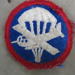 brevet para parachutiste US army  ww2 cap badge calot authen débarquement Provence deuxième guerre
