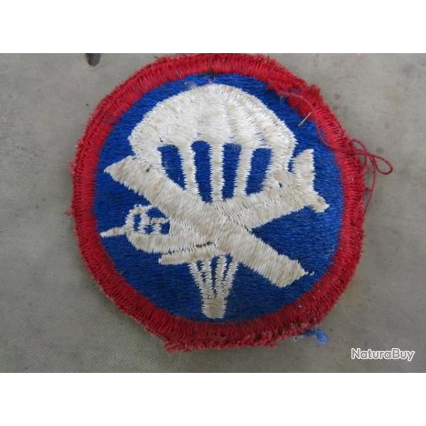 brevet para parachutiste US army  ww2 cap badge calot authen dbarquement Provence deuxime guerre