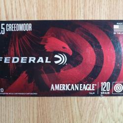 6.5 Creedmoor Federal 120 gr American Eagle TMJ boite 20