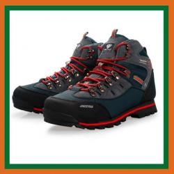 Chaussures de randonnée - Etanche - Bleu et rouge - Livraison gratuite et rapide
