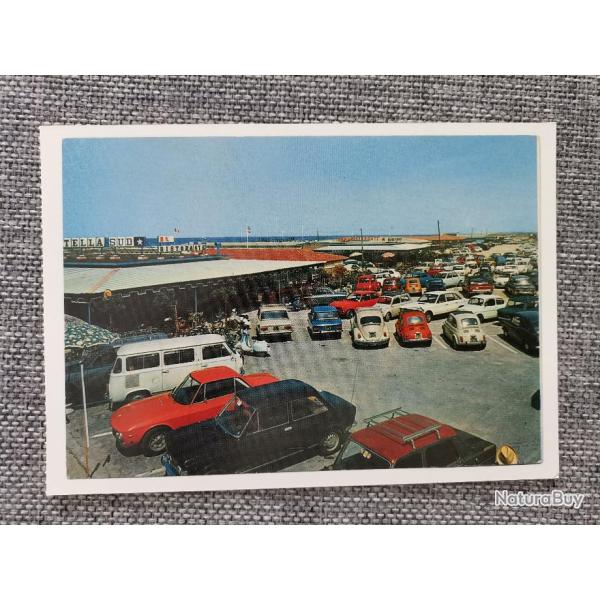 Carte postale Vialle Lungomare Torre del Lago Puccini Lancia Fiat Simca VW