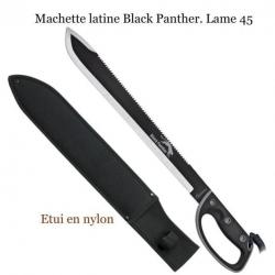 ***Machette latine Black Panther. Lame 45