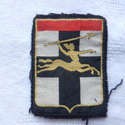 insigne de bras militaire régimentaire