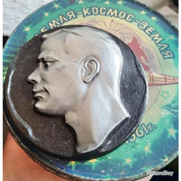 MDAILLE COMMMORATIVE YURI GAGARINE 1961 ESPACE COSMOS URSS CCCP