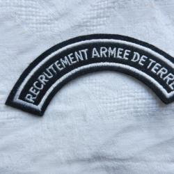 insigne badge militaire d'épaule - recrutement armée de terre