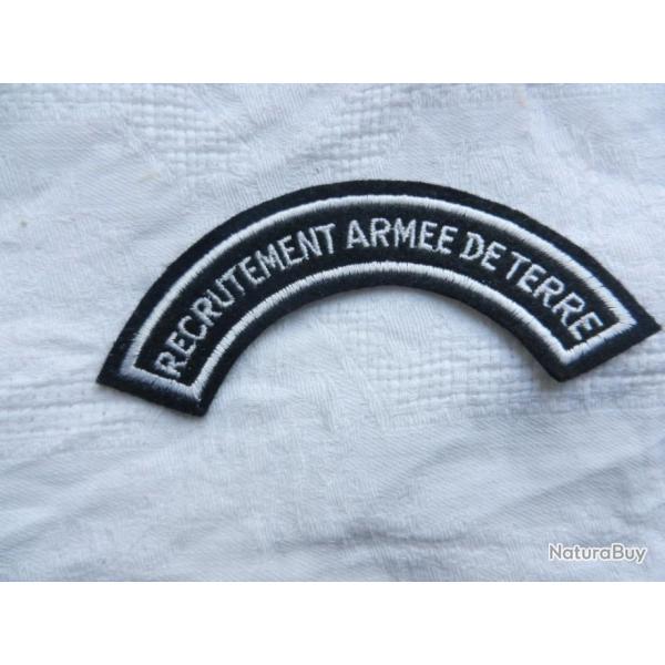 insigne badge militaire d'paule - recrutement arme de terre