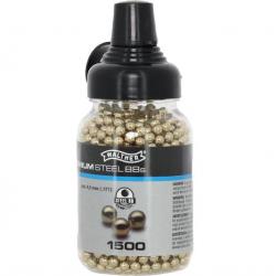 Bouteille de 1500 billes d'acier dorées 4.5mm BBs Walther