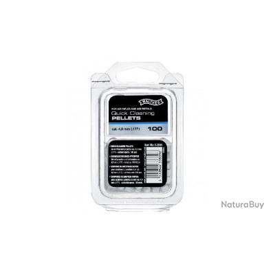 Tampons De Nettoyage Walther Pro Calibre 4.5 Mm - Lot De 100 - Neuf Sous Blister