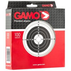 100 Cibles Carton 14x14 Gamo