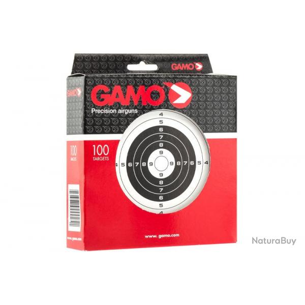 100 Cibles Carton 14x14 Gamo