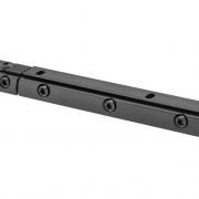 Rail adaptateur, convertisseur de 11mm a 21mm picatinny avec serrage anti  recul, noir NC Star