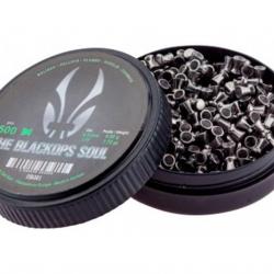 500 Plombs Black Ops Soul Tête Plate 4.5mm