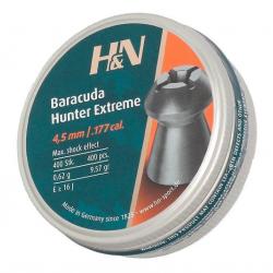 Plombs H&N BARACUDA HUNTER EXTREME 4,5mm 400