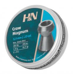 Plombs H&N CROW MAGNUM 5.5mm par 200