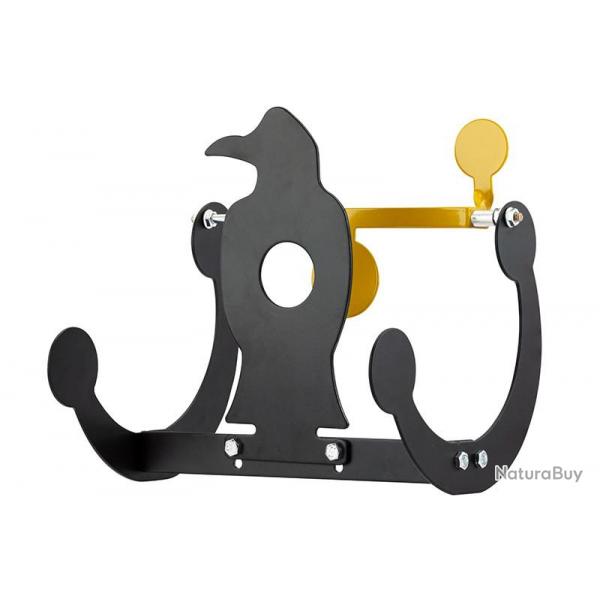 Cible mobile sur pivot corbeau pour calibre 4.5 mm