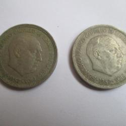 Pièce de monnaie Franco 5 PTAS