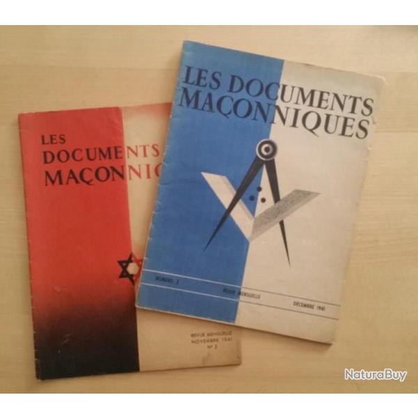 Franc-Maonnerie - Les Documents Maonniques (Anne 1941)