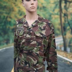 Chemise manche longue anglaise camouflage DPM - Taille XL - Tour d epoitrine 112 cm